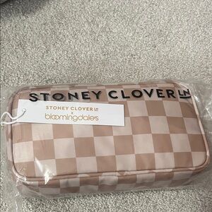 Stoney Clover Lane x Bloomingdales Checkered Pouch
